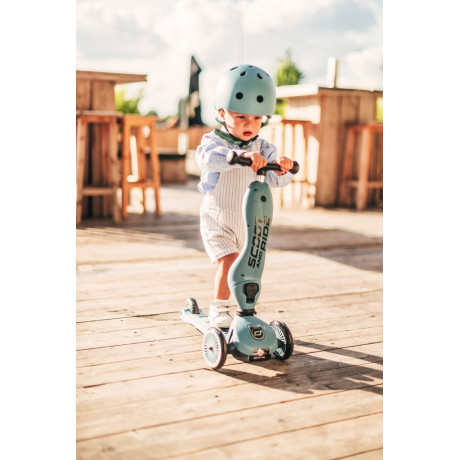 Scoot and Ride Παιδικό Πατίνι Highwaykick 1 Τρίτροχο με Κάθισμα για 1-5 Ετών Steel 96271